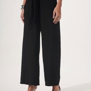 Calça Ampla Amarração Frontal
