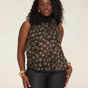 Blusa Gola Alta Abertura Costas