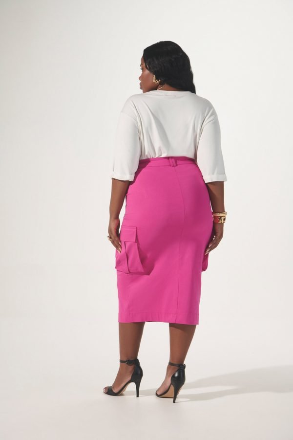 Saia Midi com Bolsos Cargo - Image 3