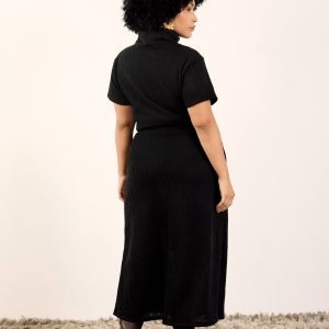 Saia Midi Malha Tricot