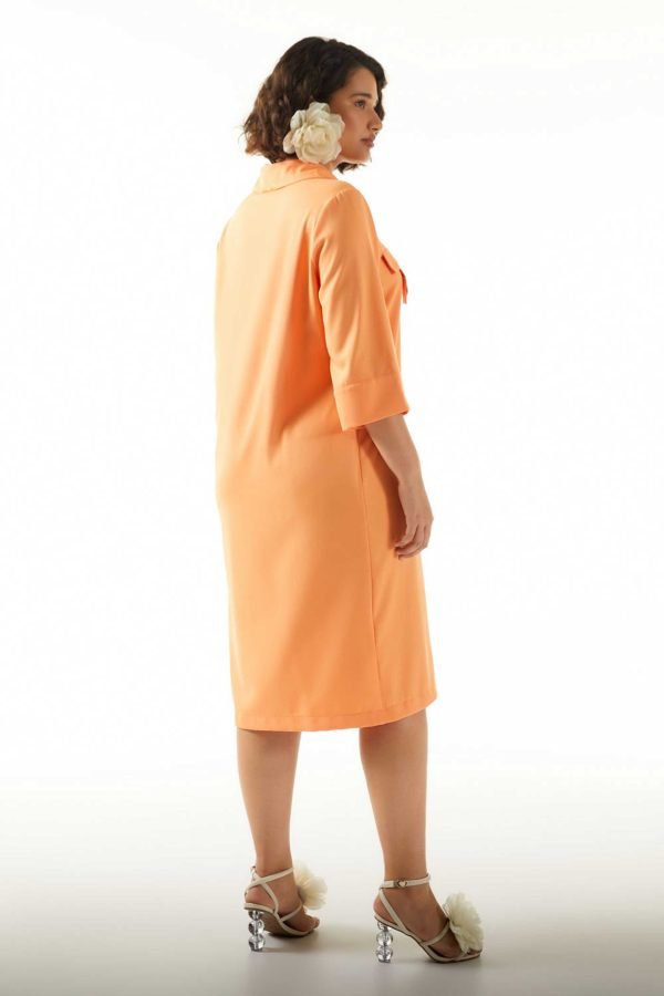 VESTIDO CHEMISE MANGAS 7/8 - Image 4