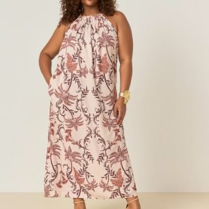 Vestido Longo Sem Manga