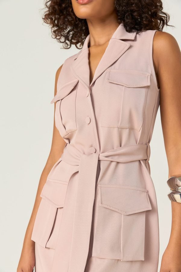 Vestido Colete Bolsos - Image 2