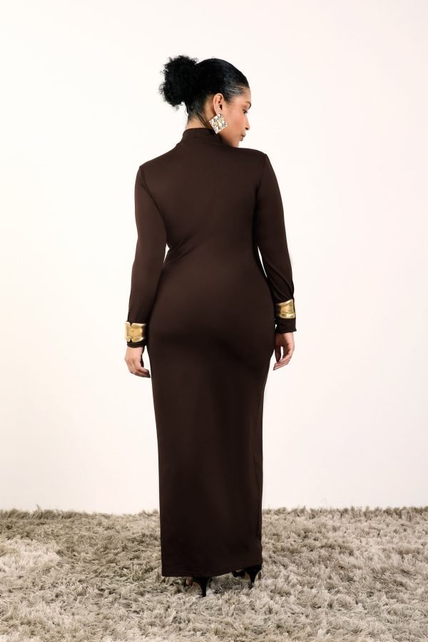 Vestido Midi Manga Longa - Image 2