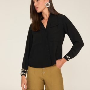 Camisa Gola Padre Bolso Max