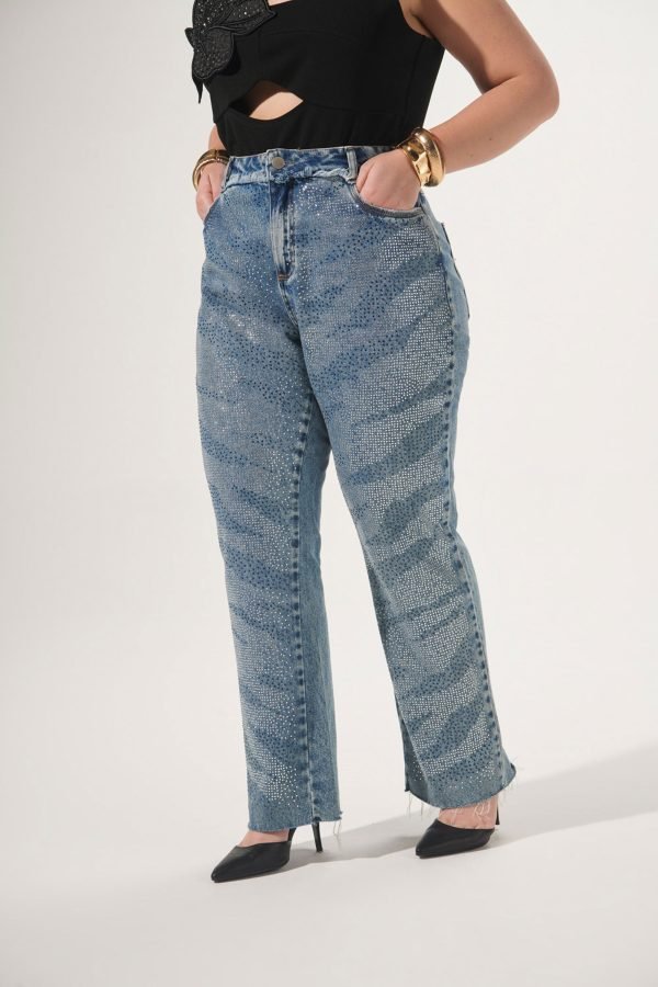 Calça Jeans Diamond Com Termocolante Frontal - Image 2