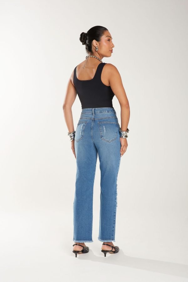 Calça Jeans Reta Slim Confort - Image 4