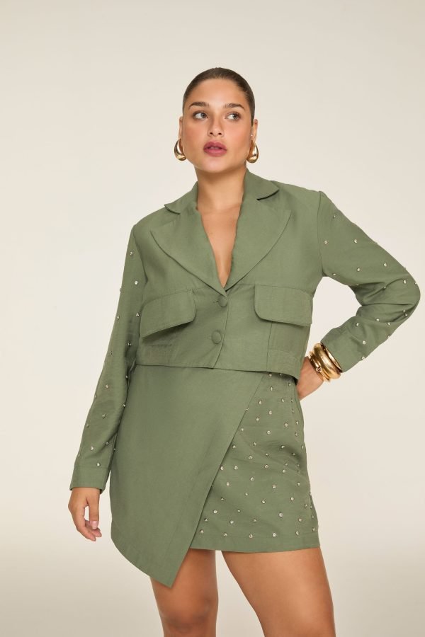 Blazer com aplicação de termocolante