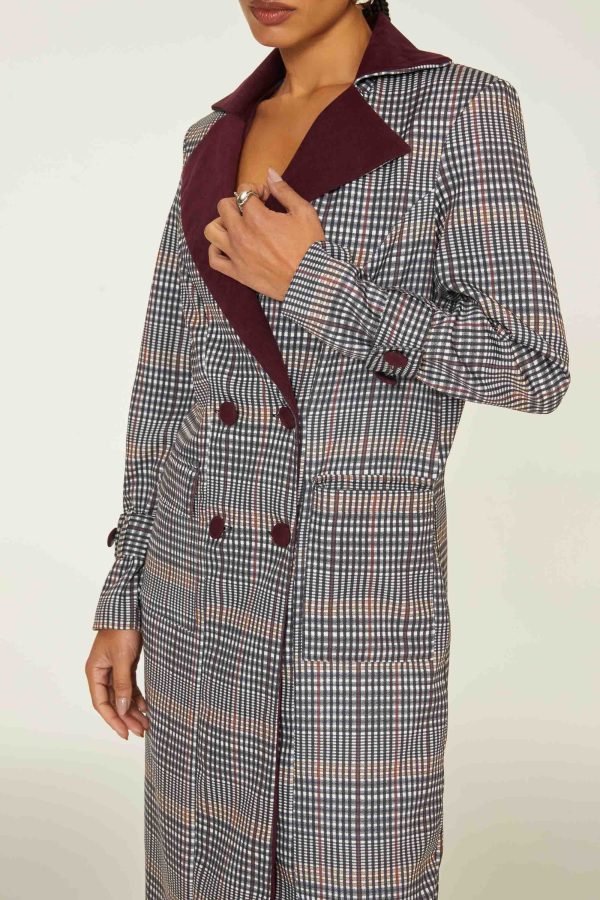 Trench Coat Gola Contraste - Image 2
