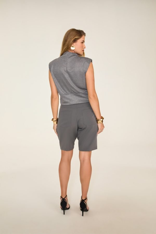 Bermuda Alfaiataria Jorts Bolso Sobreposto - Image 3