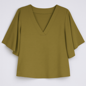 BLUSA DECOTE V