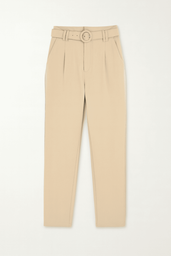Calça Alfaiataria Cinto Encapado