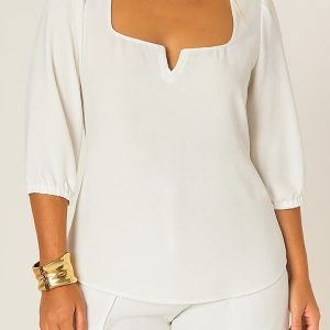 Blusa Decote Quadrado
