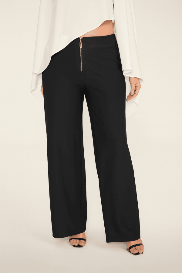 Calça Pantalona Zíper Frontal - Image 2